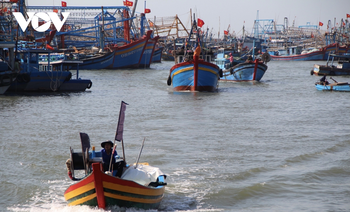 Bà Rịa-Vũng Tàu: Tất cả tàu cá đang hoạt động trên biển đã nắm được thông tin bão Pabuk